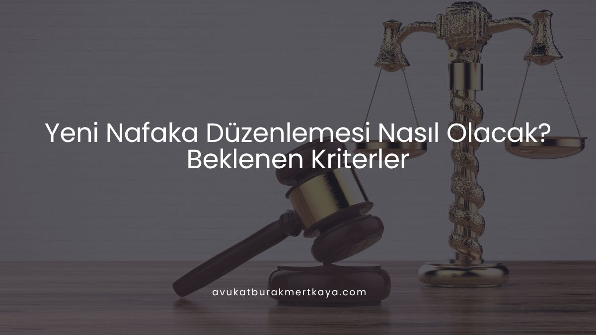 Yeni Nafaka Düzenlemesi Nasıl Olacak? Beklenen Kriterler